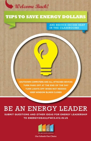 How to be an energy leader, tips to save energy dollars