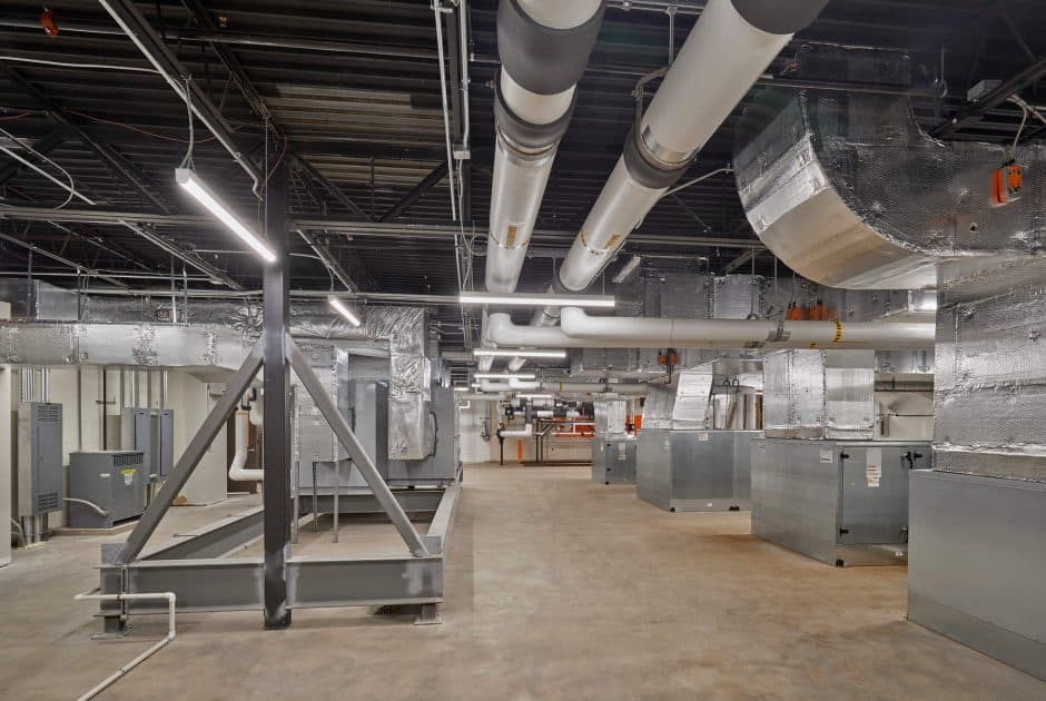 Edgewood Middle School Mechanical Mezzanine