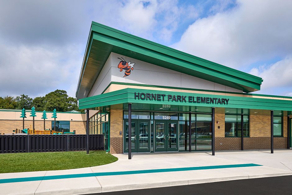 Beech Grove Horney Park Elementary Exterior Close Up