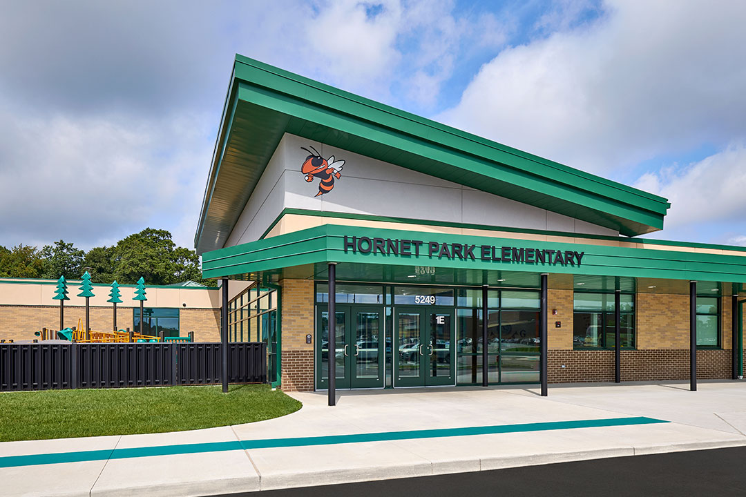 Beech Grove Horney Park Elementary Exterior Close Up