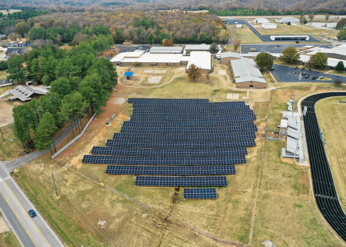 Mountain View School Solar Field