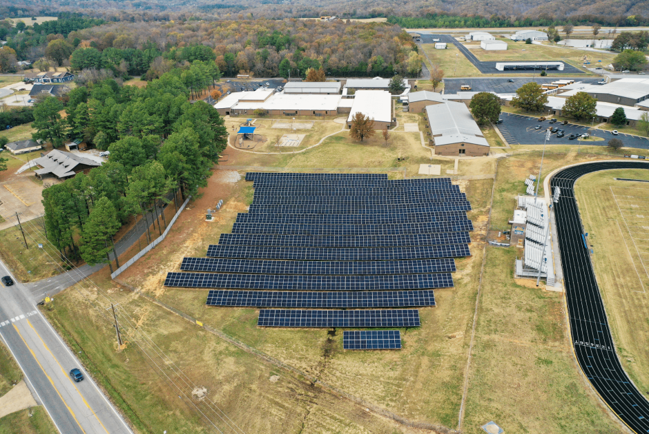 Mountain View School Solar Field