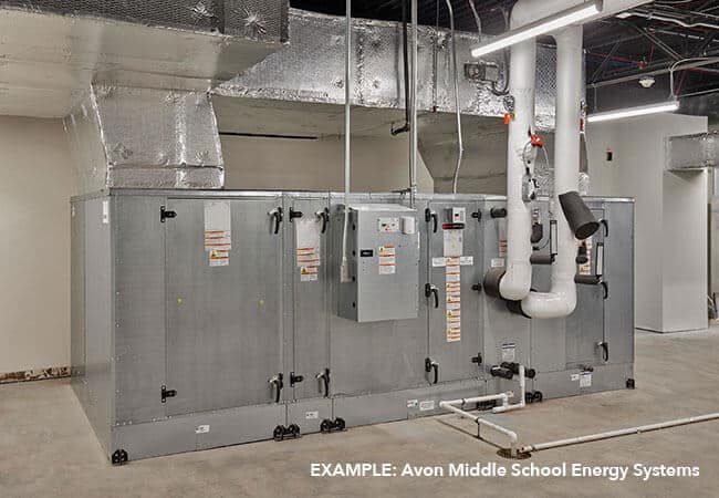 Avon Middle School energy systems example picture