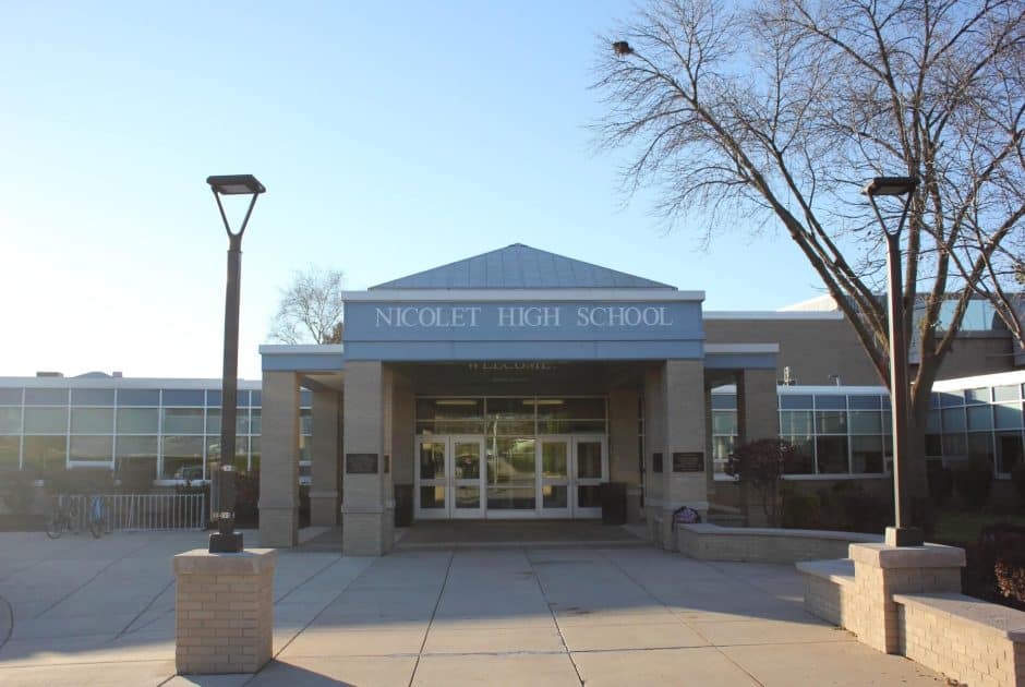 Nicolet High School exterior