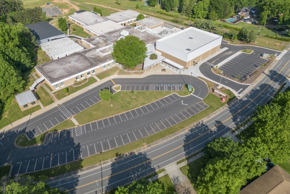 Mooresville Graded School District - South Elementary Exterior Aerial