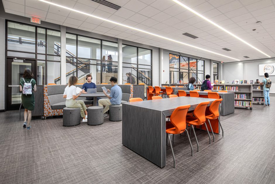 Warsaw High School Renovated Media Center