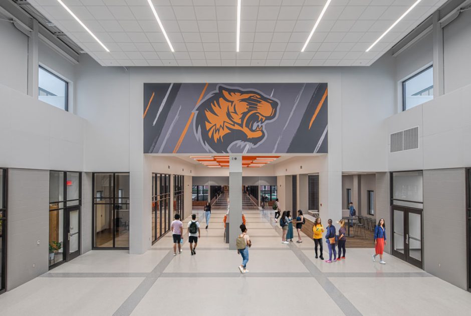 Warsaw High School Renovated Student Commons 1