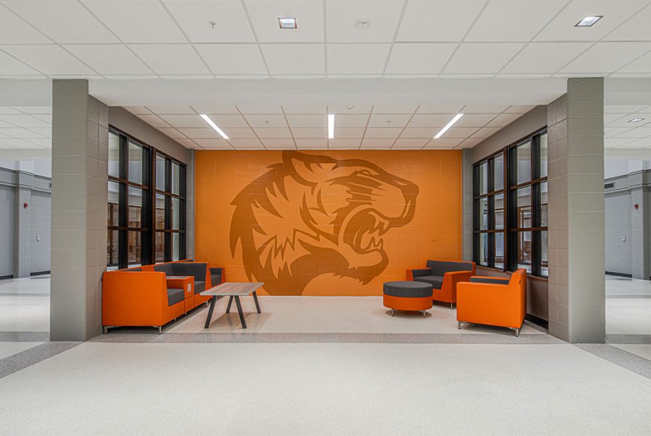 Warsaw-High-School-Renovation---Mural-Seating-Area-1