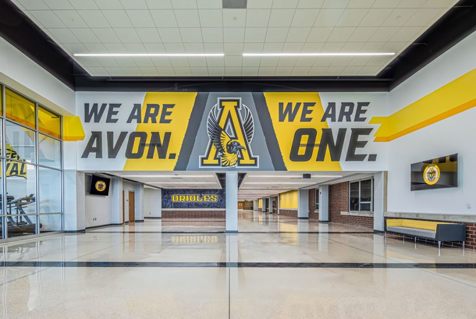 Avon High School's New Sports Performance Center - Athletic Entrance