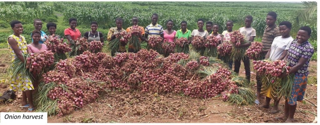 Zoe Empowers Group at the Onion Harvest