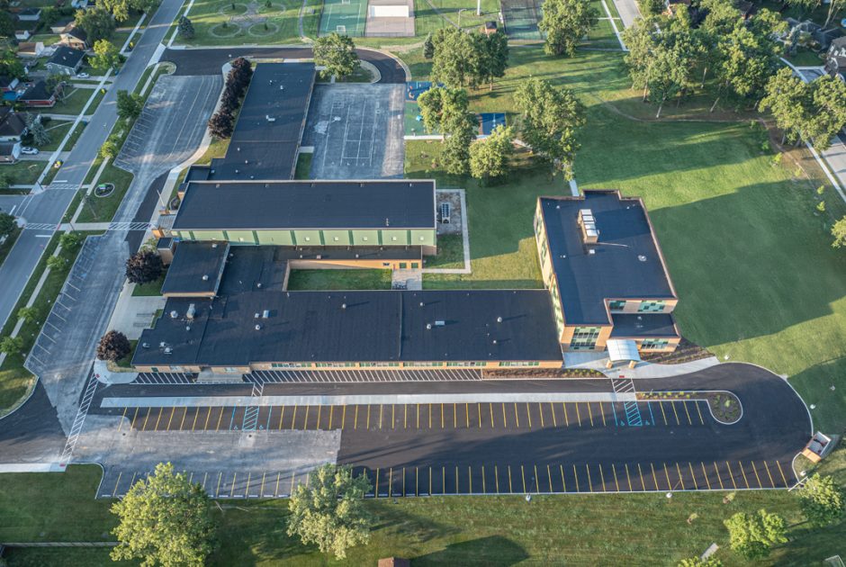 Griffith-Public-Schools-Wadsworth-Elementary---Exterior-Aerial-1