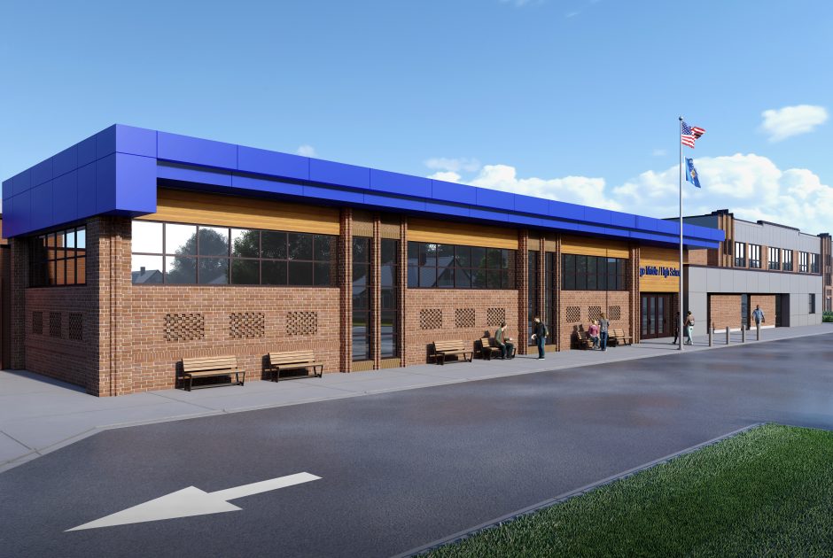 Peshtigo School District - Exterior Rendering