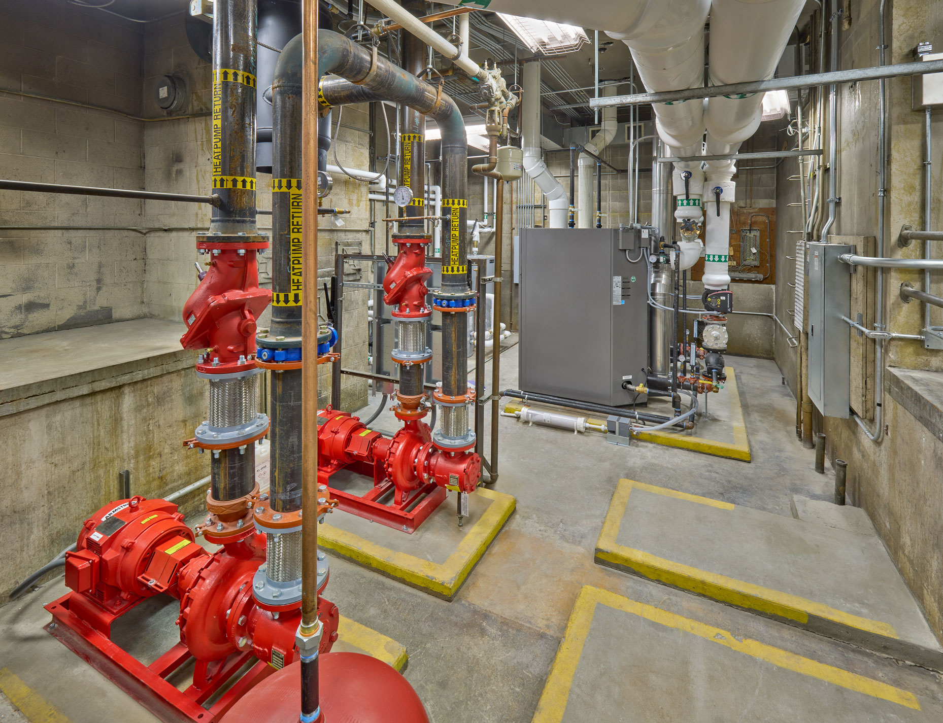 Mechanical Room at Grant County Schools, KY