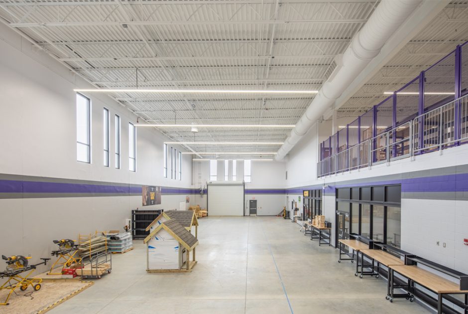Merrillville High School new Career and Technical Education Building - Trades Classroom