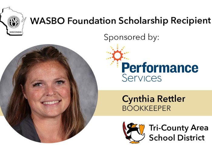 WASBO Foundation Scholarship Recipient