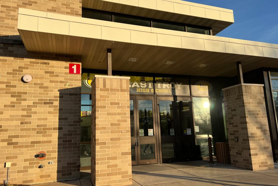 East Troy High School Exterior Photo of the main entrance