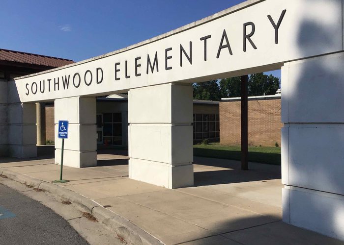 Pine Bluff School District's South Wood Elementary Exterior in Arkansas