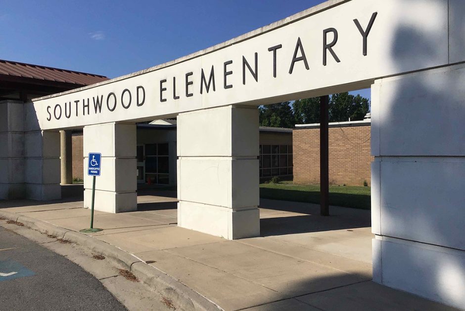 Pine Bluff School District's South Wood Elementary Exterior in Arkansas