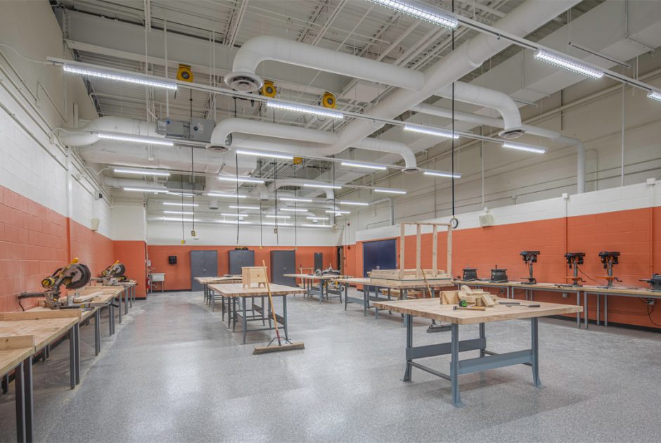 Michigan City Area School's New Career & Technical Education Building - Construction