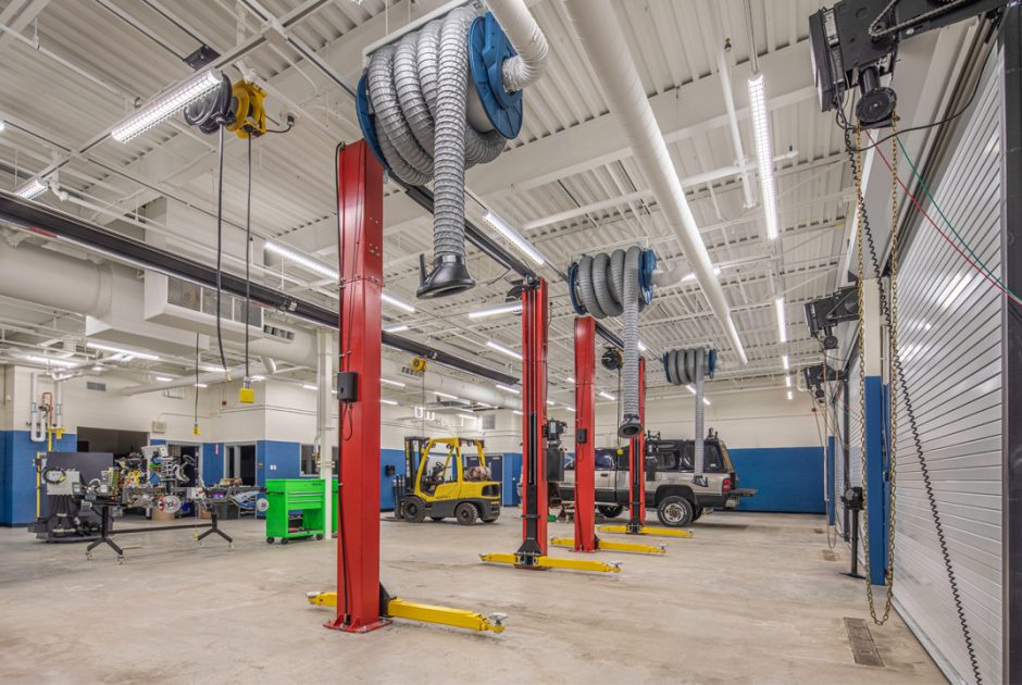 Michigan City Area School's New Career & Technical Education Building - Automotive